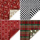 Shop For 30in Reversible Nutcracker Plaids and Checks Wrapping Paper