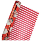 Shop For 30in Reversible Santa Holiday Wrapping Paper: Red