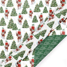 Shop For 30in Reversible Trees Deer Wrapping Paper: Green