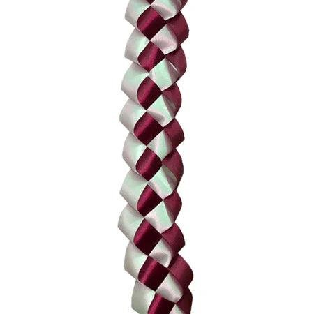 Shop For 30in Ribbon Military Chain Braid: Burgundy/White