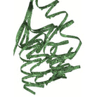 Shop For 31" Curly Glitter Ribbon Spray: Emerald Green