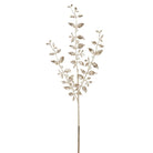 Shop For 31in Champagne Glitter Leaf Spray
