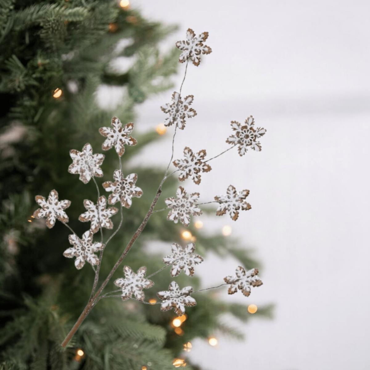 Shop For 32" Gingerbread Snowflake Spray