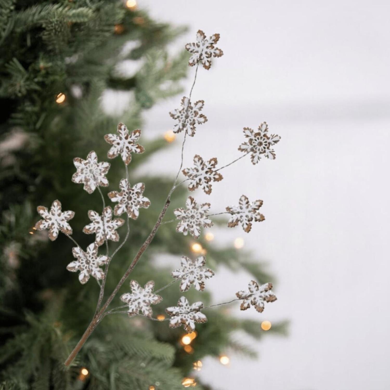 Shop For 32" Gingerbread Snowflake Spray