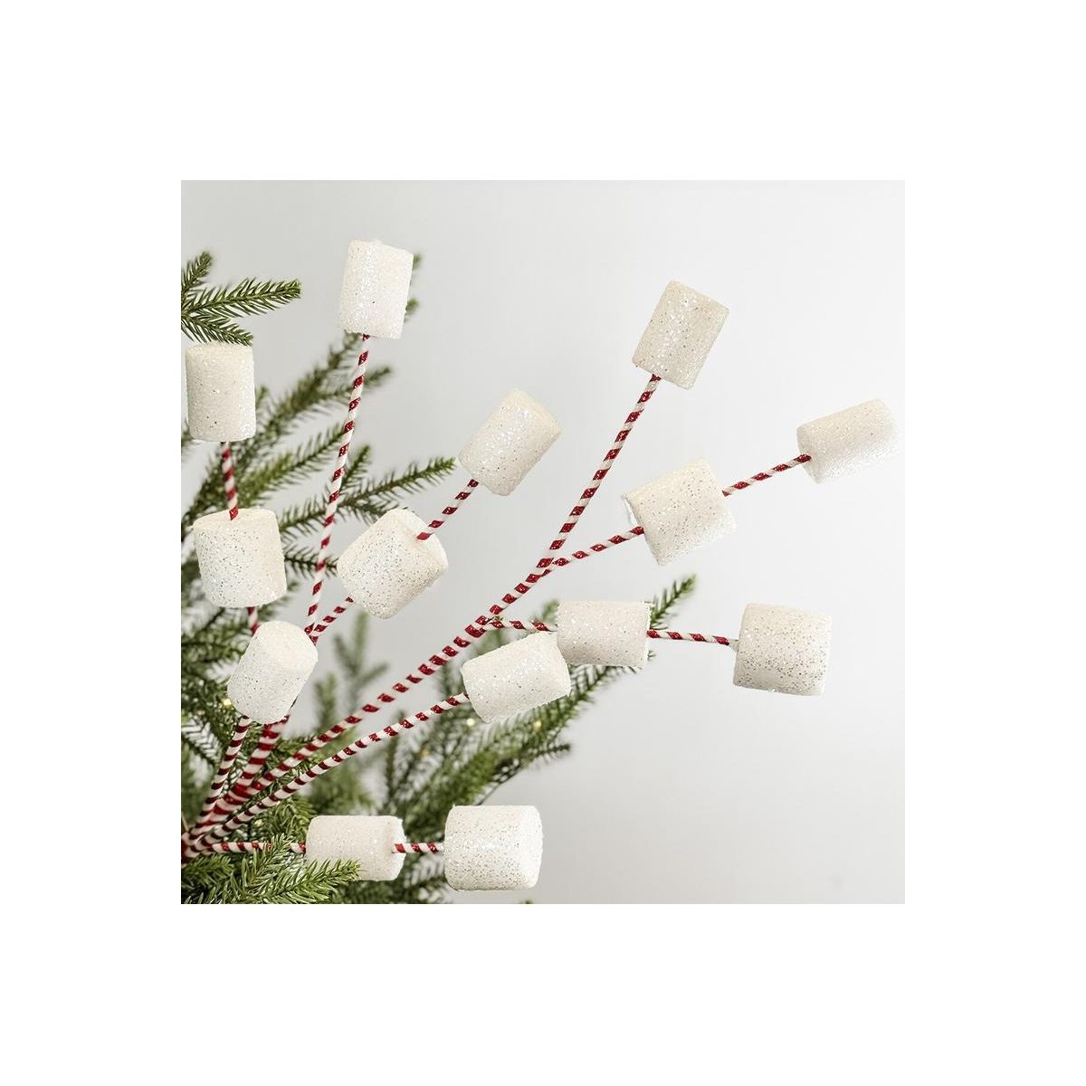 Shop For 32" Glittered Marshmallow Spray