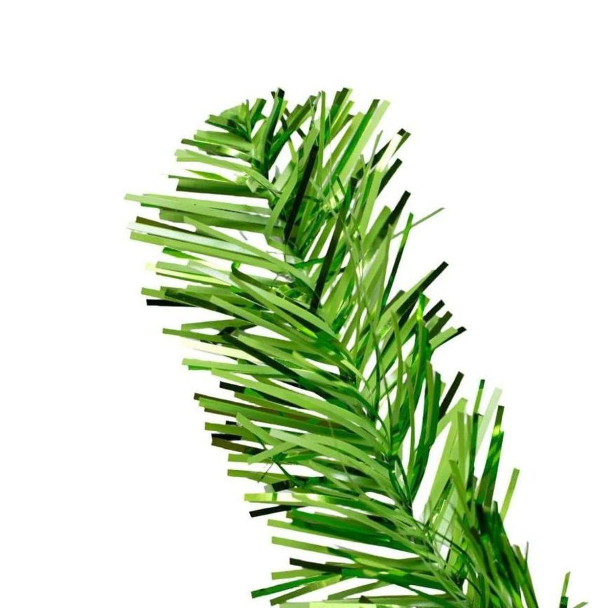 Shop For 32" Green Tinsel Teardrop Swag, Unlit at Michelle's aDOORable Creations