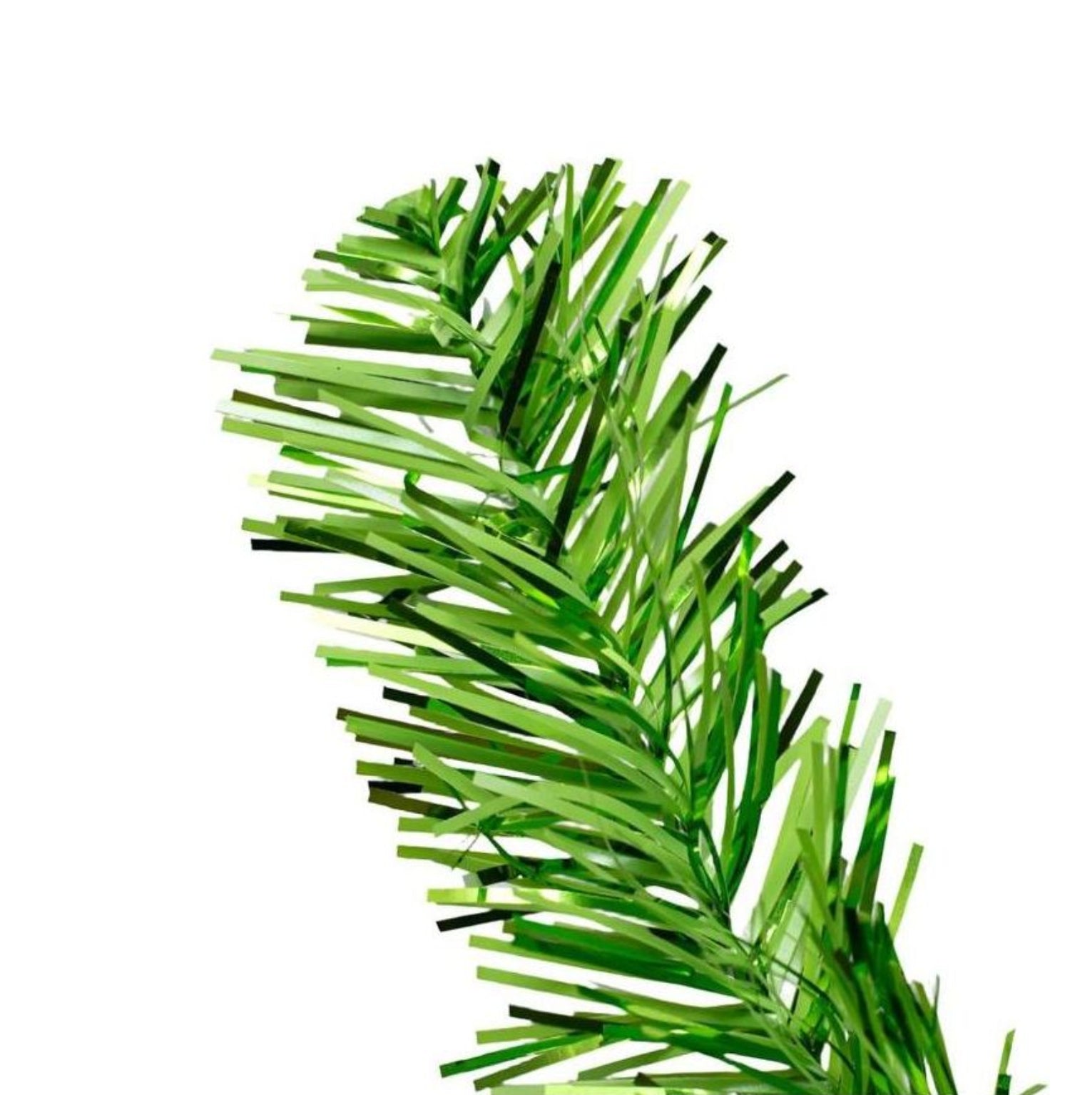 Shop For 32" Green Tinsel Teardrop Swag, Unlit at Michelle's aDOORable Creations