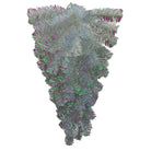 Shop For 32" Pine Teardrop Swag: Iridescent White