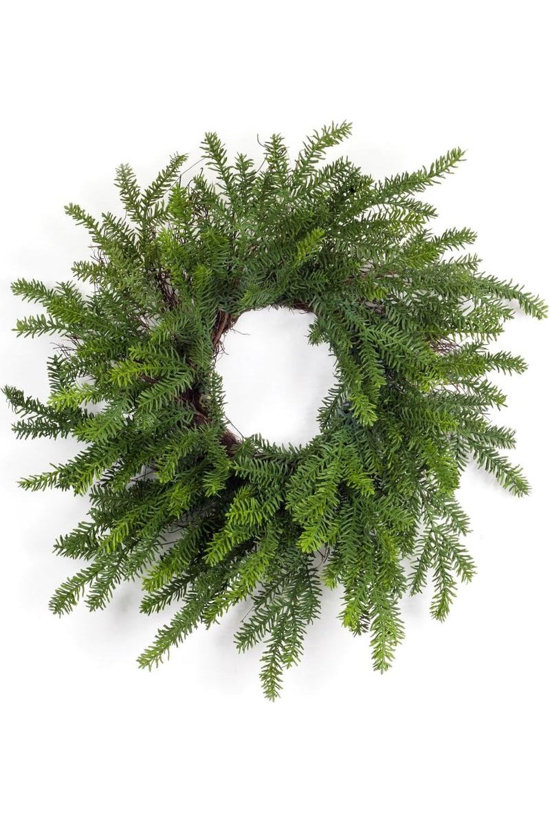 Shop For 32" Pine Wreath with Grapevine Base 72989DS