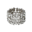 Shop For 3.25 inch Faux Diamond Cuff Ring