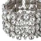 Shop For 3.25 inch Faux Diamond Cuff Ring