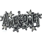 Shop For 3.25in Awesome Charm with Rhinestone Stars: Black