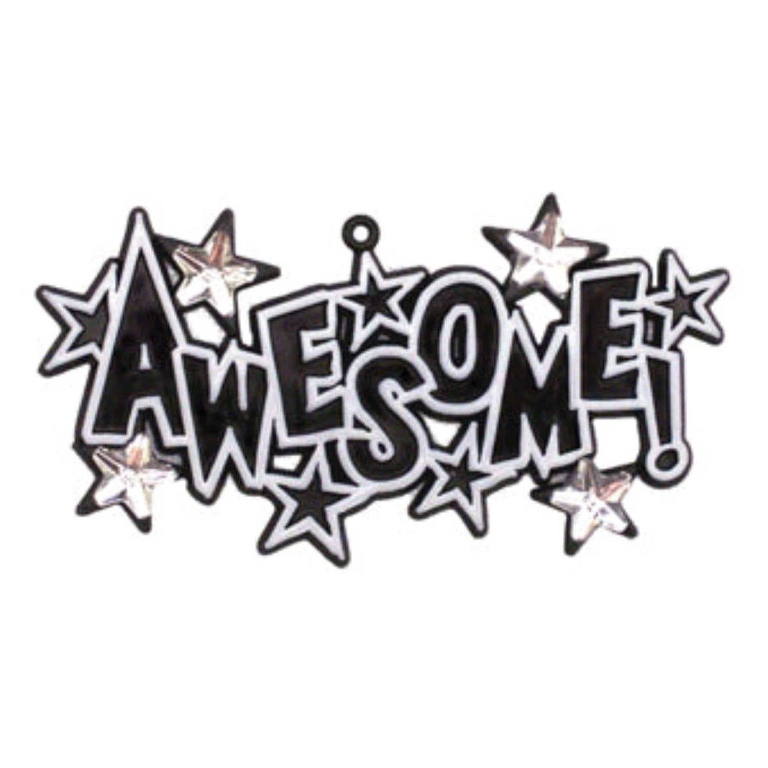 Shop For 3.25in Awesome Charm with Rhinestone Stars: Black