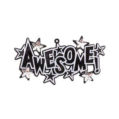 Shop For 3.25in Awesome Charm with Rhinestone Stars: Black