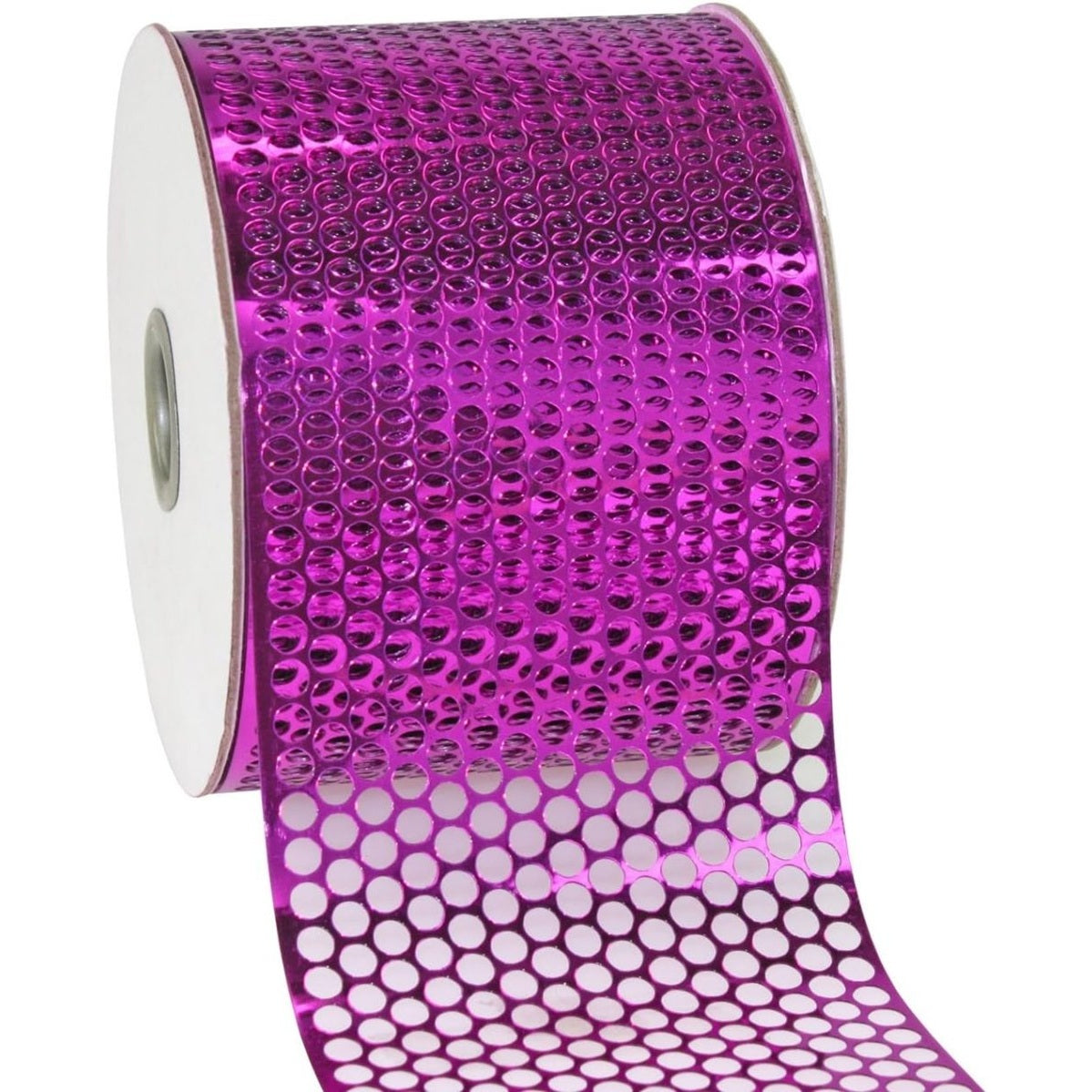 Shop For 3.25in Poly Honeycomb Ribbon: Cerise (10 Yards)