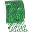 Shop For 3.25in Poly Honeycomb Ribbon: Green (10 Yards)