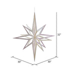 Shop For 32in White Iridescent Star Christmas Ornament