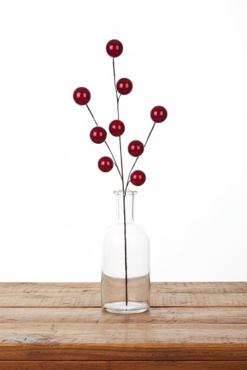 Shop For 33in Giant Berry Spray: Red