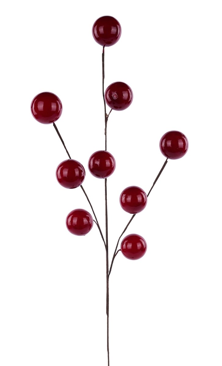 Shop For 33in Giant Berry Spray: Red