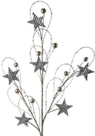 Shop For 34" Glitter Star Ball Loop Spray: Gold/Silver