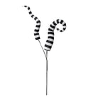 Shop For 34" Stripe Horn Spray: Black & White