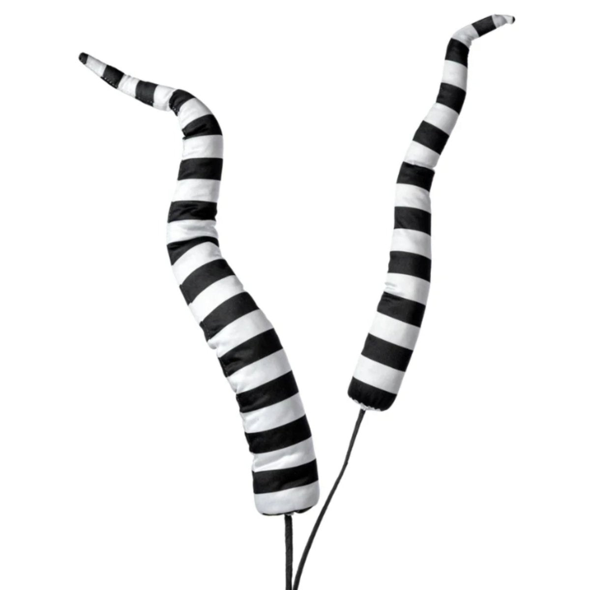 Shop For 34" Stripe Horn Spray: Black & White