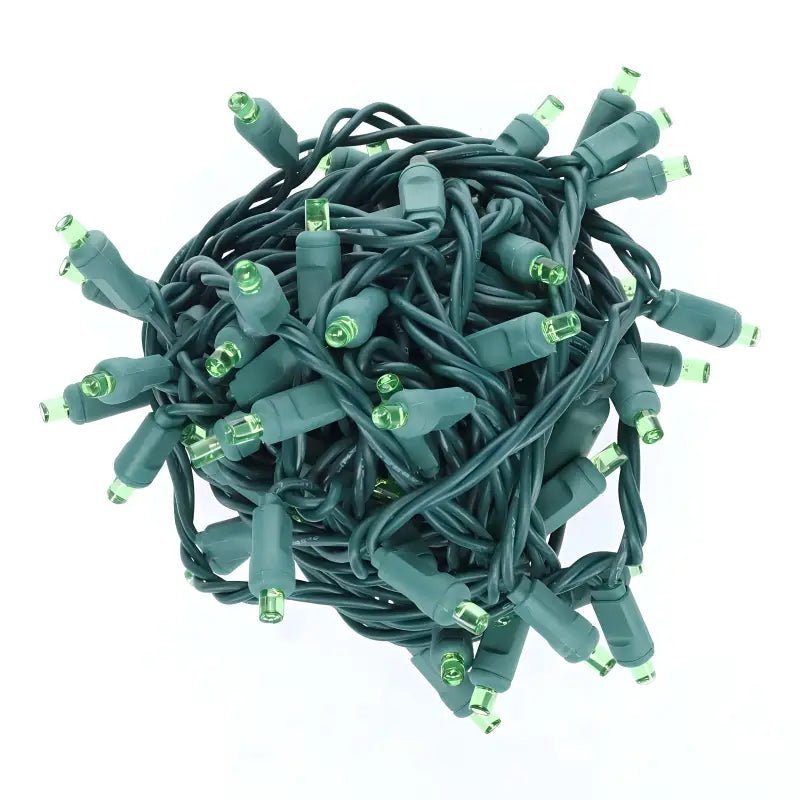 Shop For 35 5mm Green LED Christmas Lights, 4" Spacing