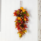 Shop For 35” Autumn Maple Leaf and Berries Fall Teardrop