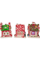 Shop For 3.5" LED Gingerbread Candy Houses, 3 - Piece Set