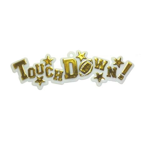 Shop For 3.5" Touchdown Charm: White/Gold