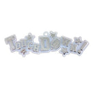 Shop For 3.5" Touchdown Charm: White/Metallic Silver