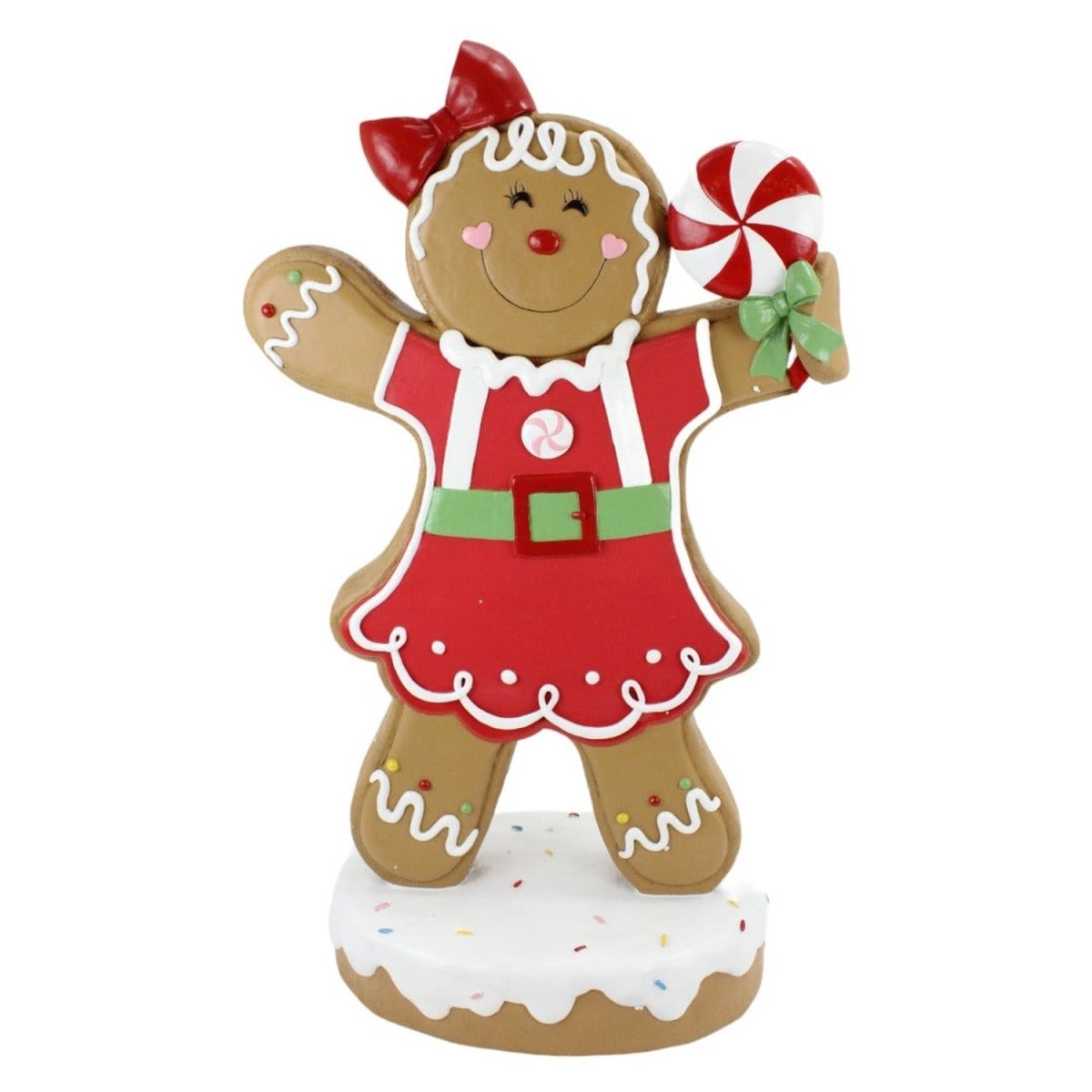 Shop For 35in Gingerbread Girl Decor Figurine