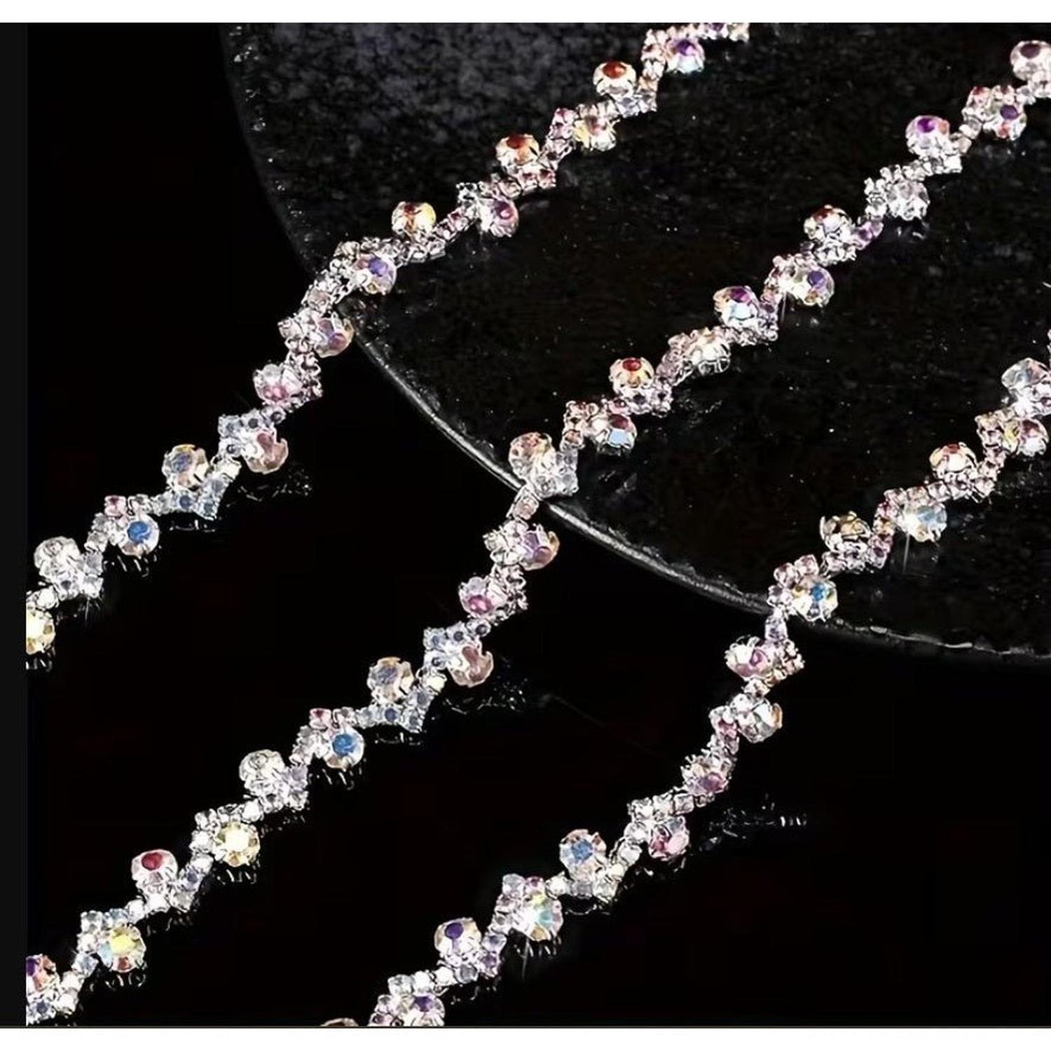 Shop For .35in S Shape Rhinestone Band (3.54 in)