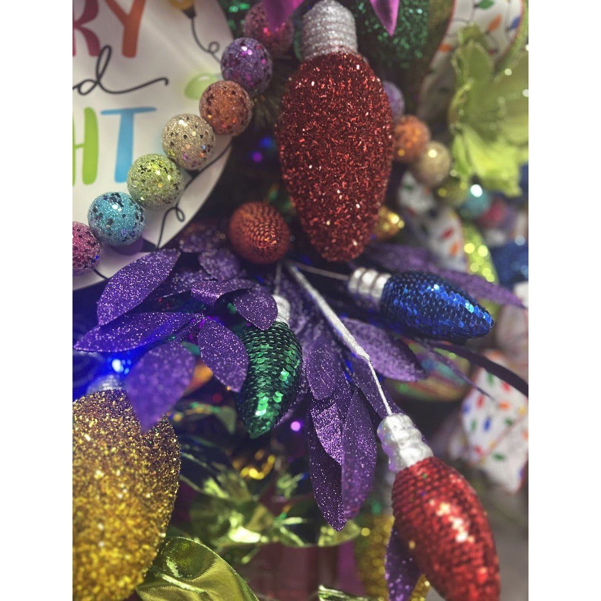 Shop For 36" Glitter Light Bulb: Traditional