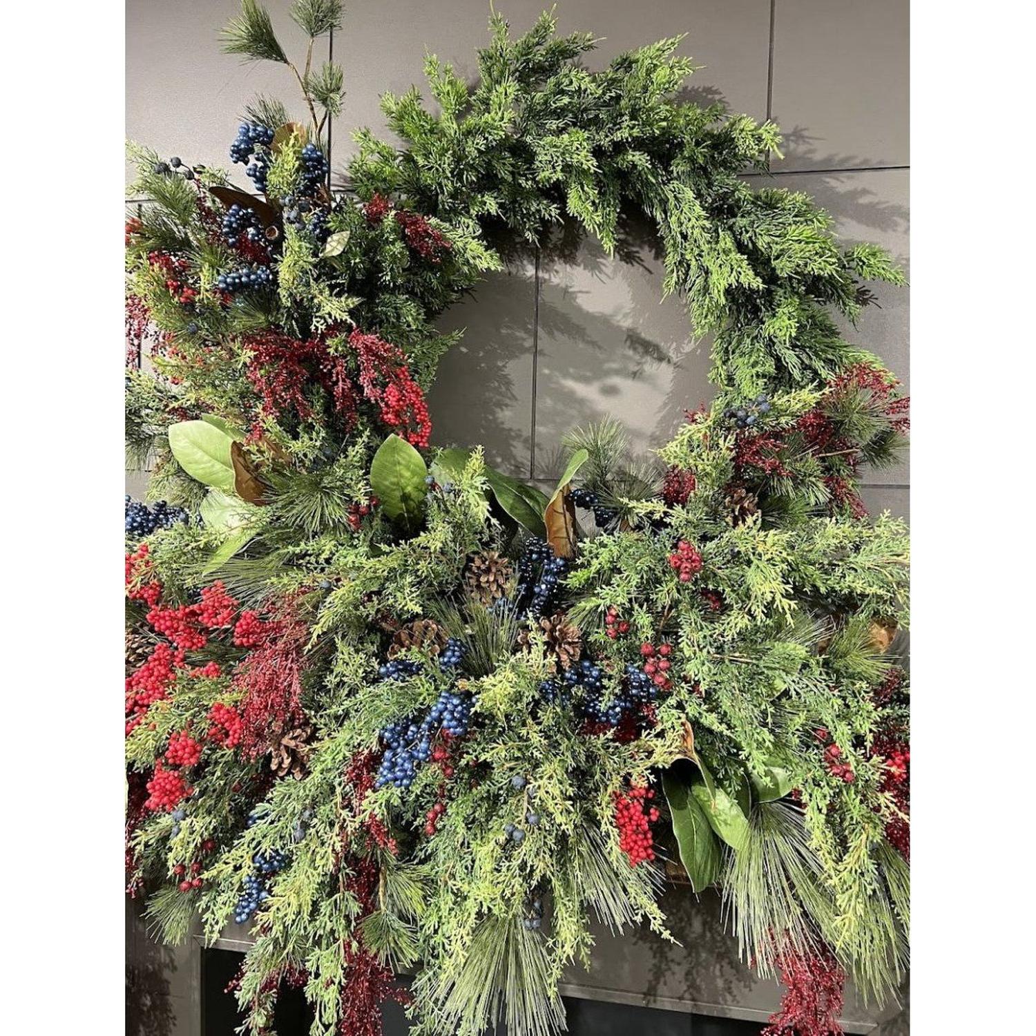 36" Iced Berry Branch