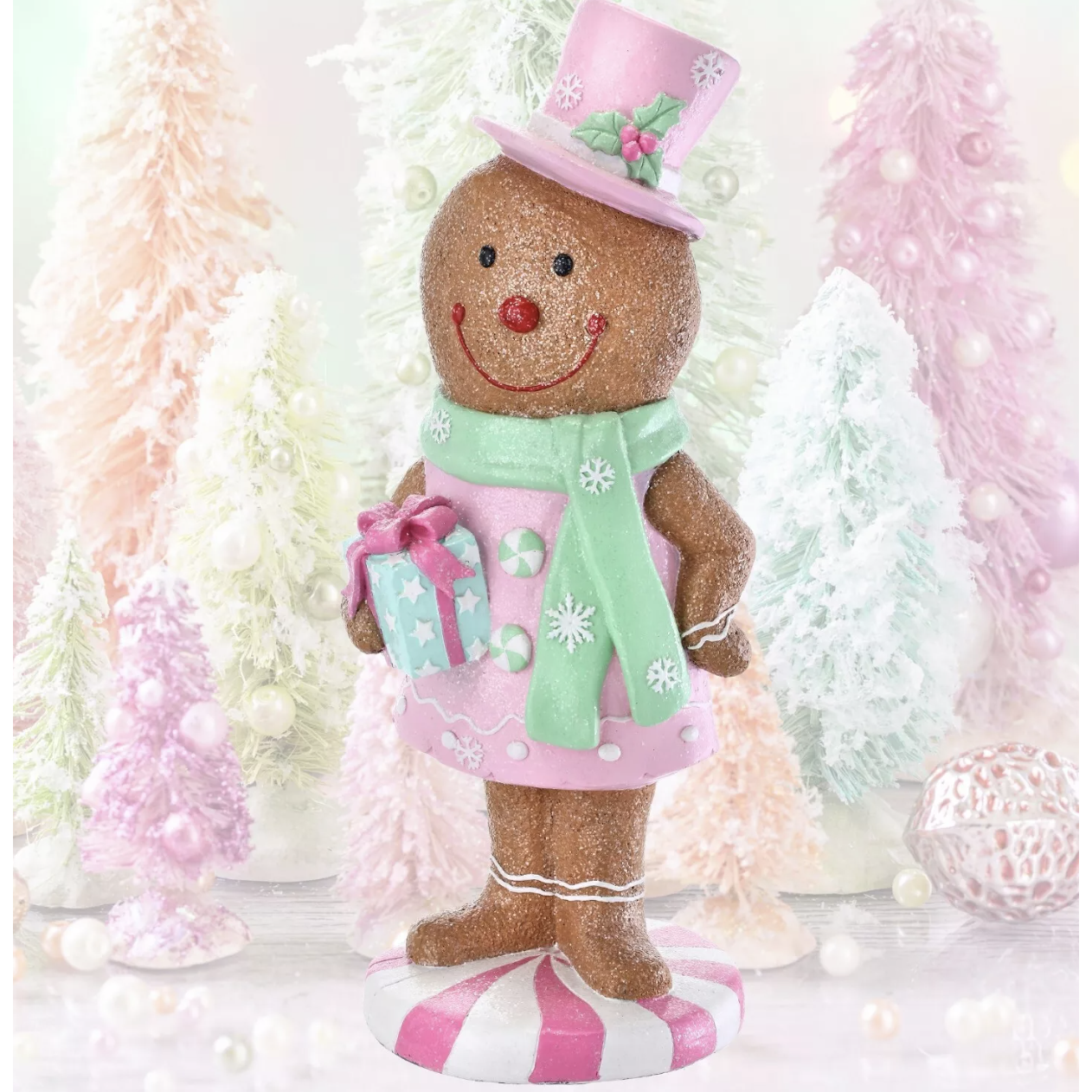 Shop For 36" Resin Outdoor Gingerbread Girl: Pastel