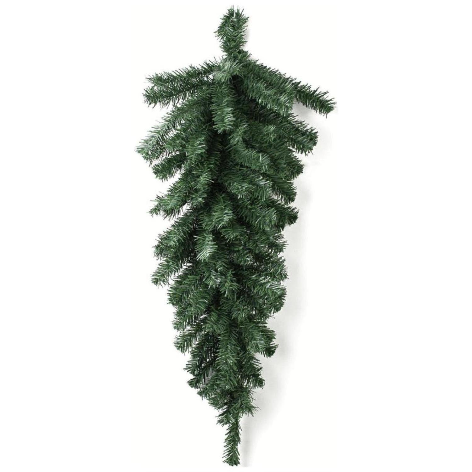 36" Teardrop Swag, 90 Tips: Green