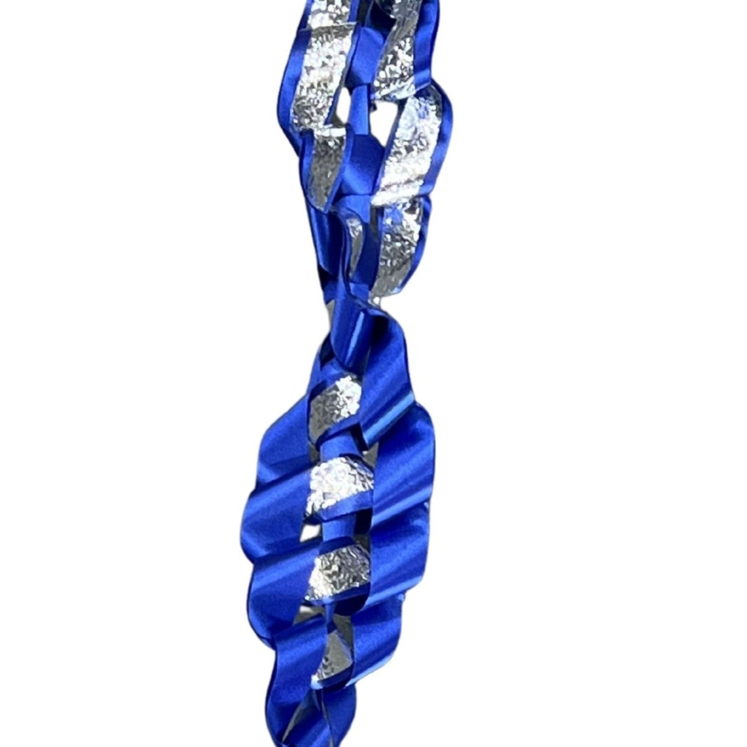 Shop For 36in Cottage Chain Braid: Royal/Silver