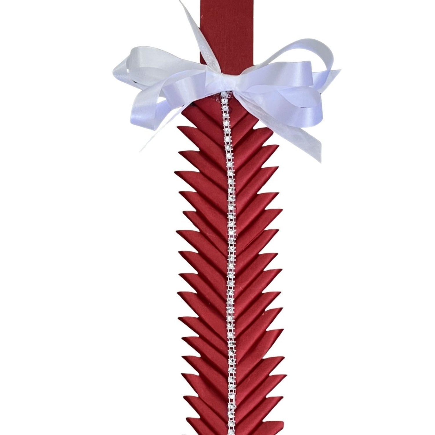 Shop For 36in Homecoming Triangle Braid: Red