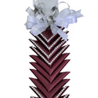 Shop For 36in Triangle Braid: Burgundy/White