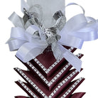 Shop For 36in Triangle Braid: Burgundy/White