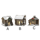 Shop For 3.75" Lighted Wood House Ornament