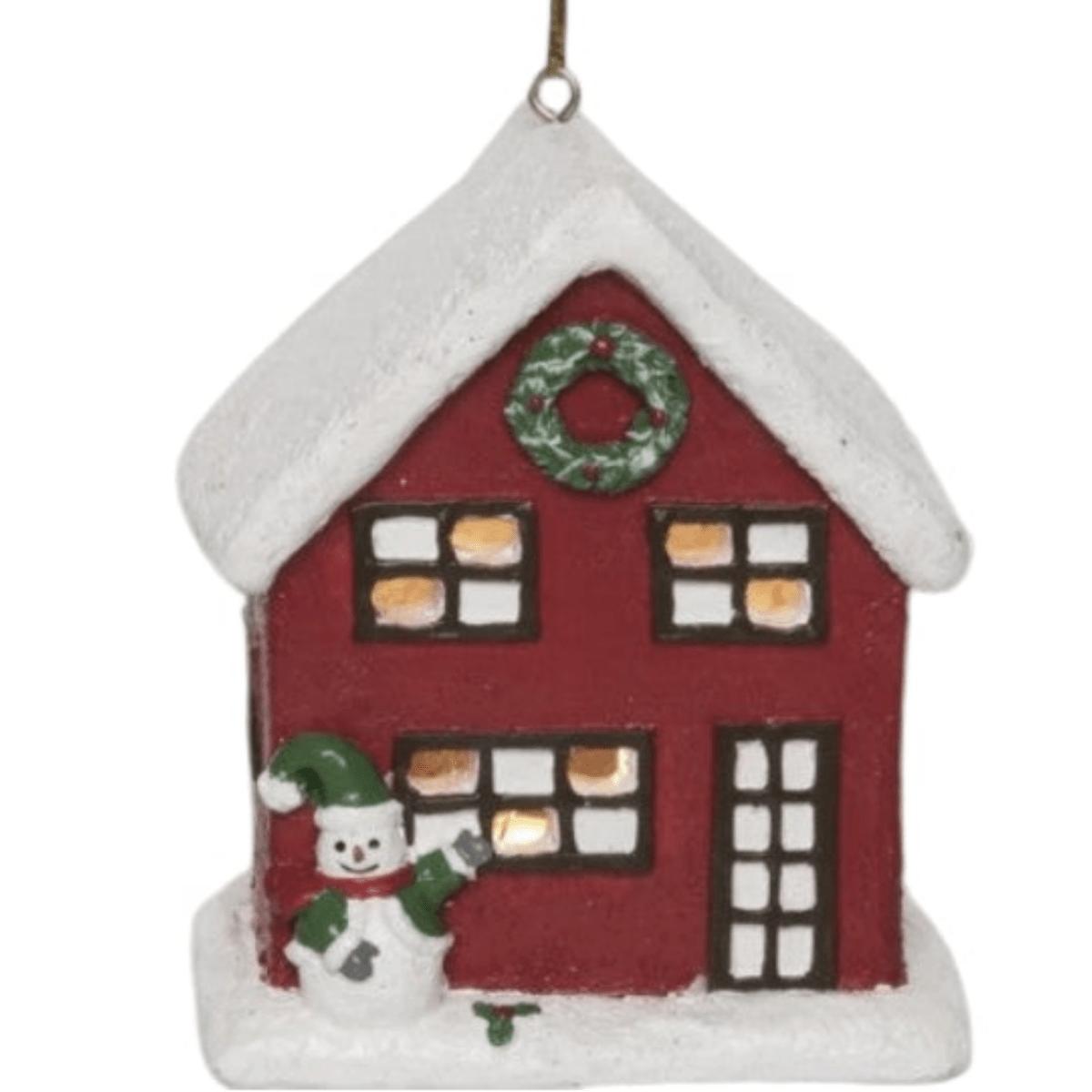 Shop For 3.75in Light Up Holiday Barn Ornaments (Asst)