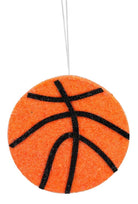 Shop For 3.75in Metallic Glitter Basketball Ornament