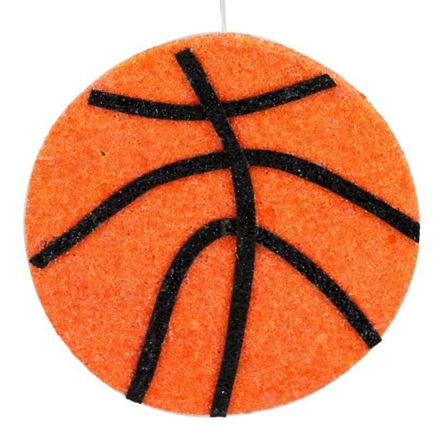 Shop For 3.75in Metallic Glitter Basketball Ornament