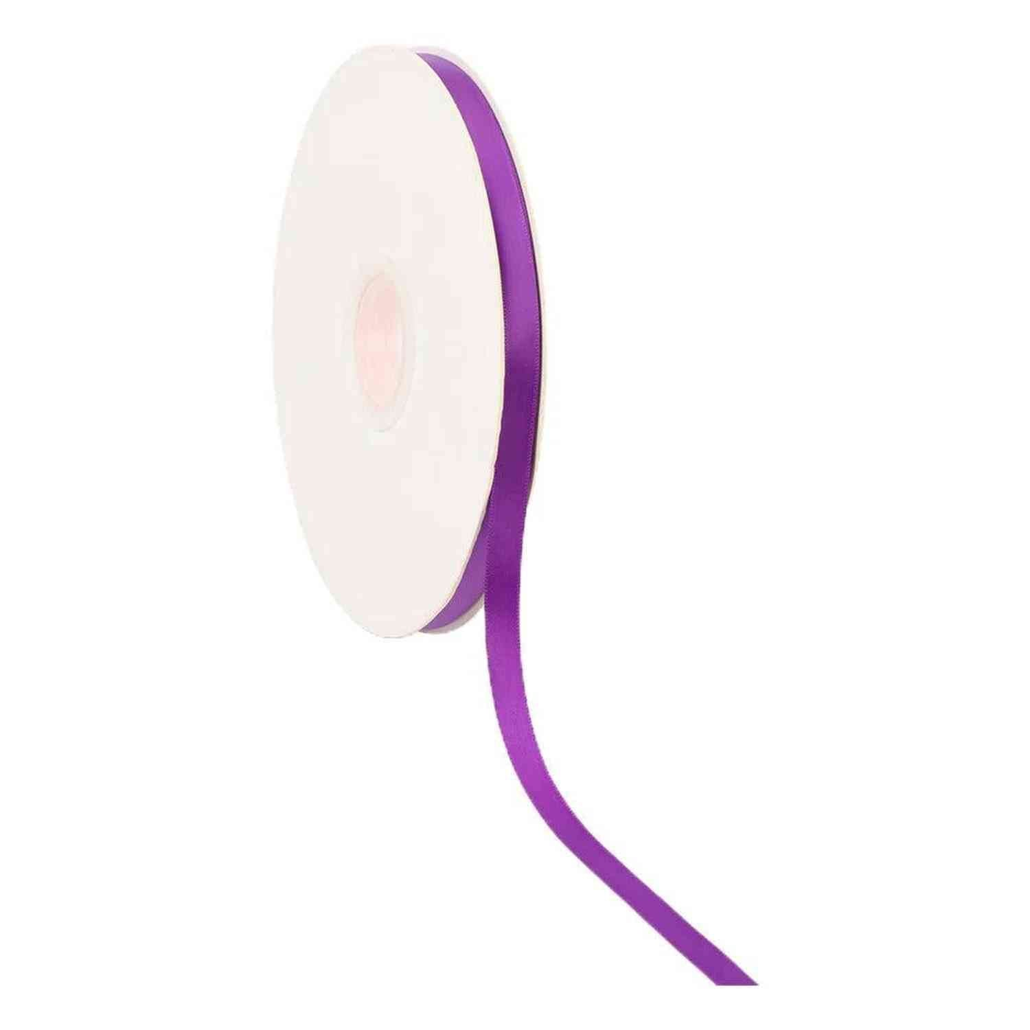 Shop For 3/8in Double Face Satin Ribbon: Purple (100 Yards)