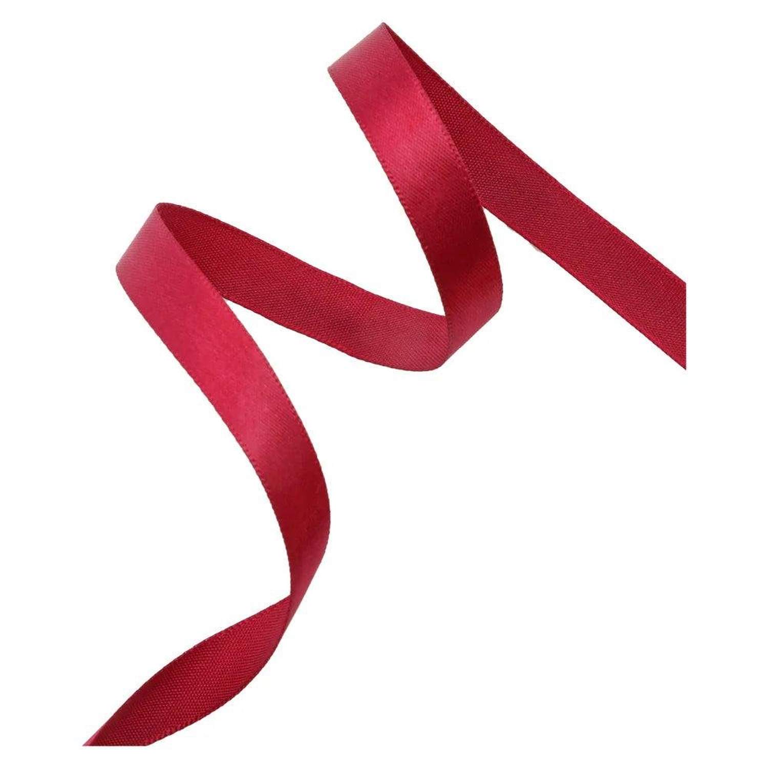 Shop For 3/8in Double Face Satin Ribbon: Scarlet Red (100 Yards)