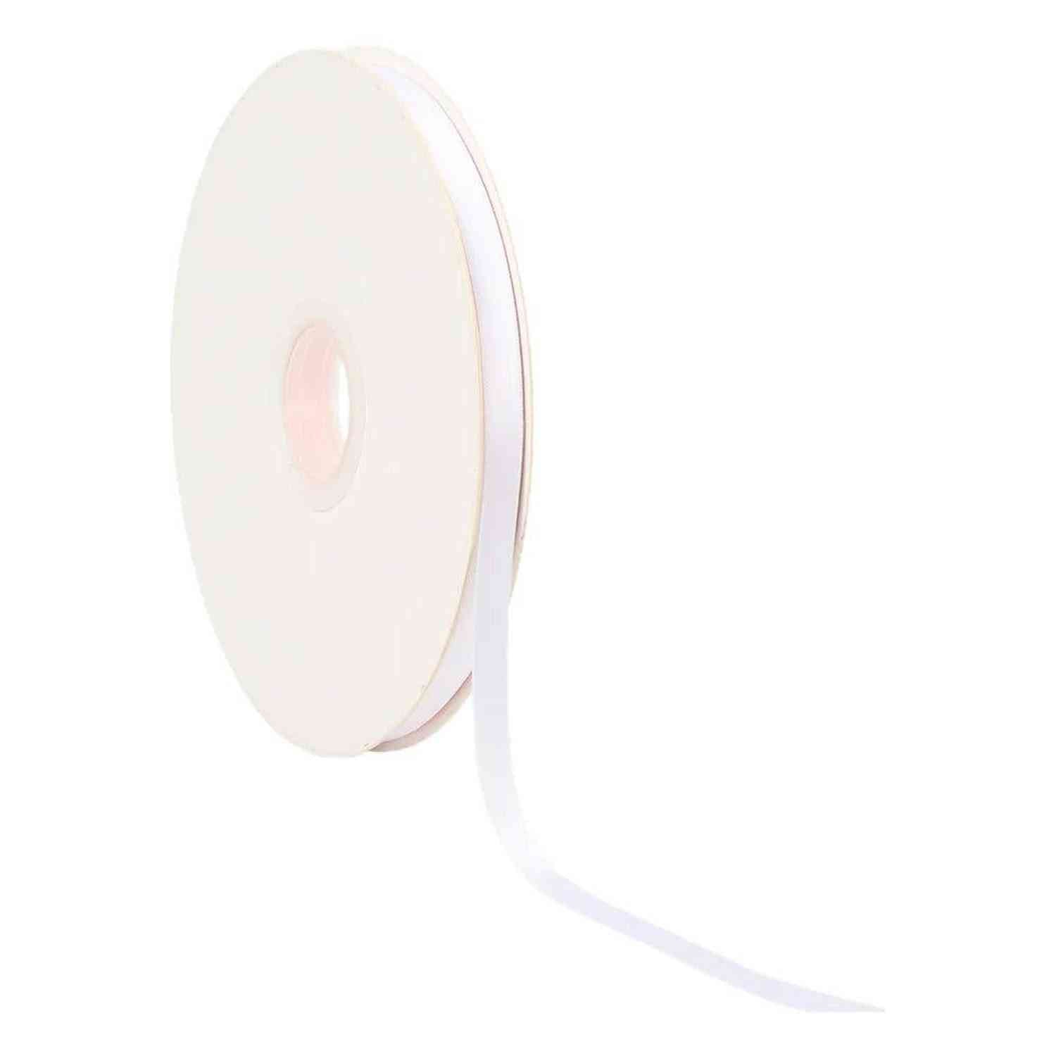 Shop For 3/8in Double Face Satin Ribbon: White (100 Yards)