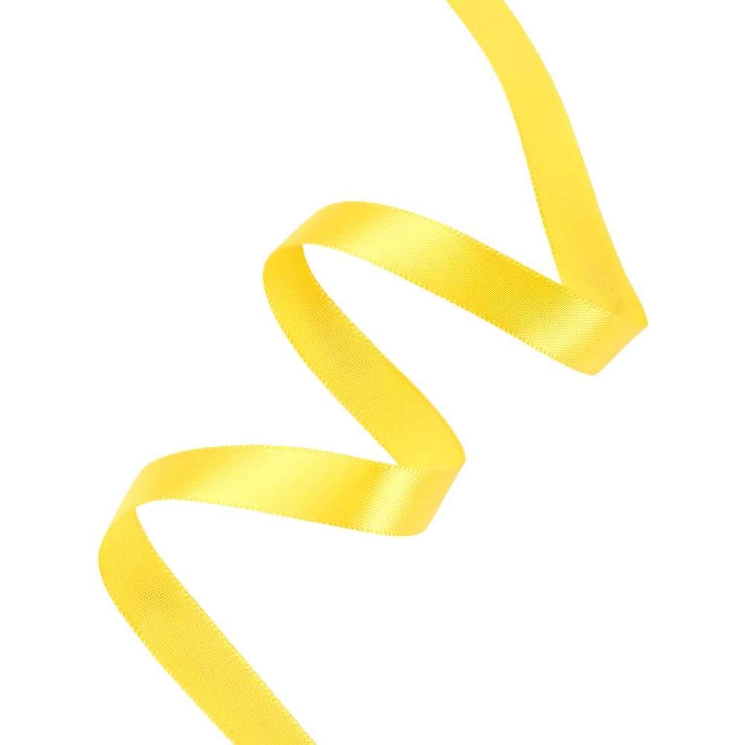 Shop For 3/8in Double Face Satin Ribbon: Yellow (100 Yards)