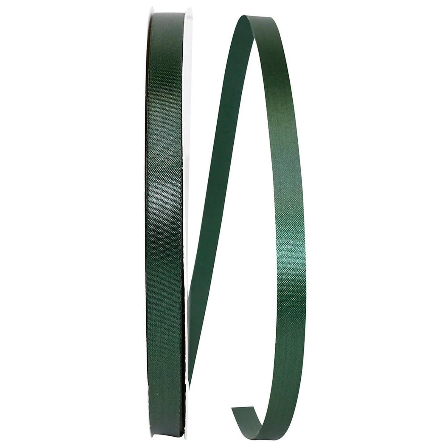 Shop For 3/8in Satin Allure Non - Wired Ribbon: Hunter (100 Yards)